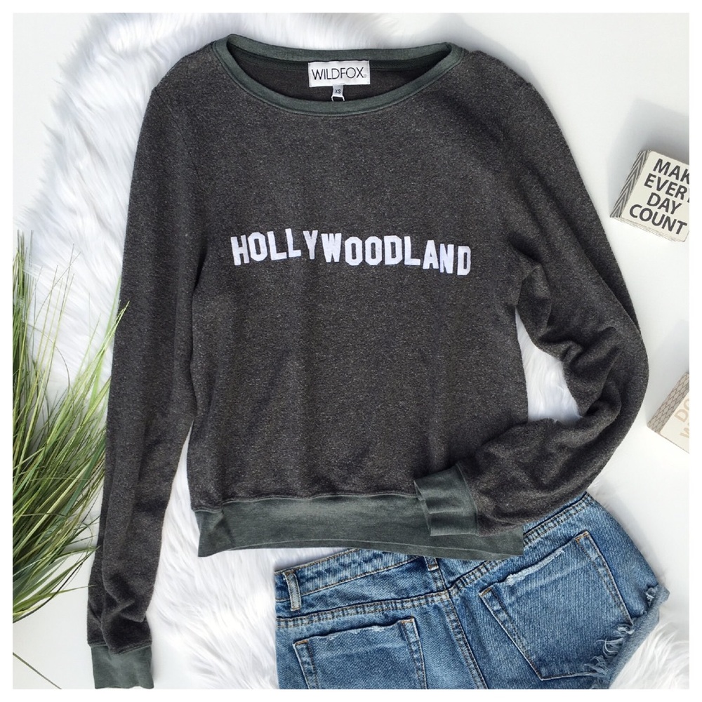 NWT WILDFOX HOLLYWOODLAND TOP - Picture 2 of 7